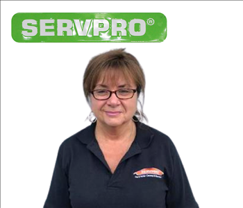 Female SERVPRO employee Marilyn, dark hair